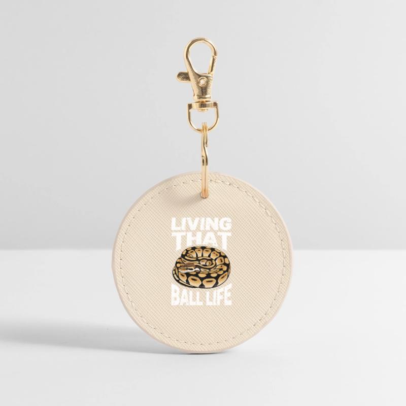 Python roi Serpents Amateurs de terrarium Python Porte-clés rond