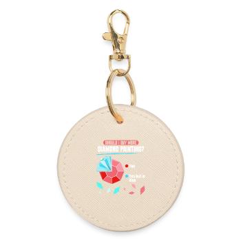  Diamond Painting Collection Tools Storage Diamond - Round Keyring - oyster - Front