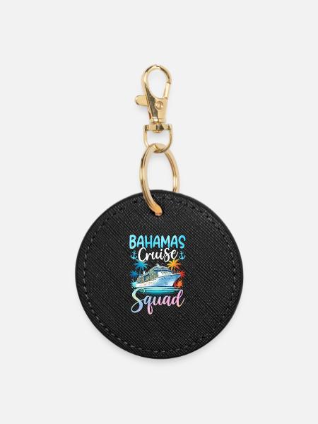 Bahamas Cruise Squad - Runder Schlüsselanhänger - Schwarz