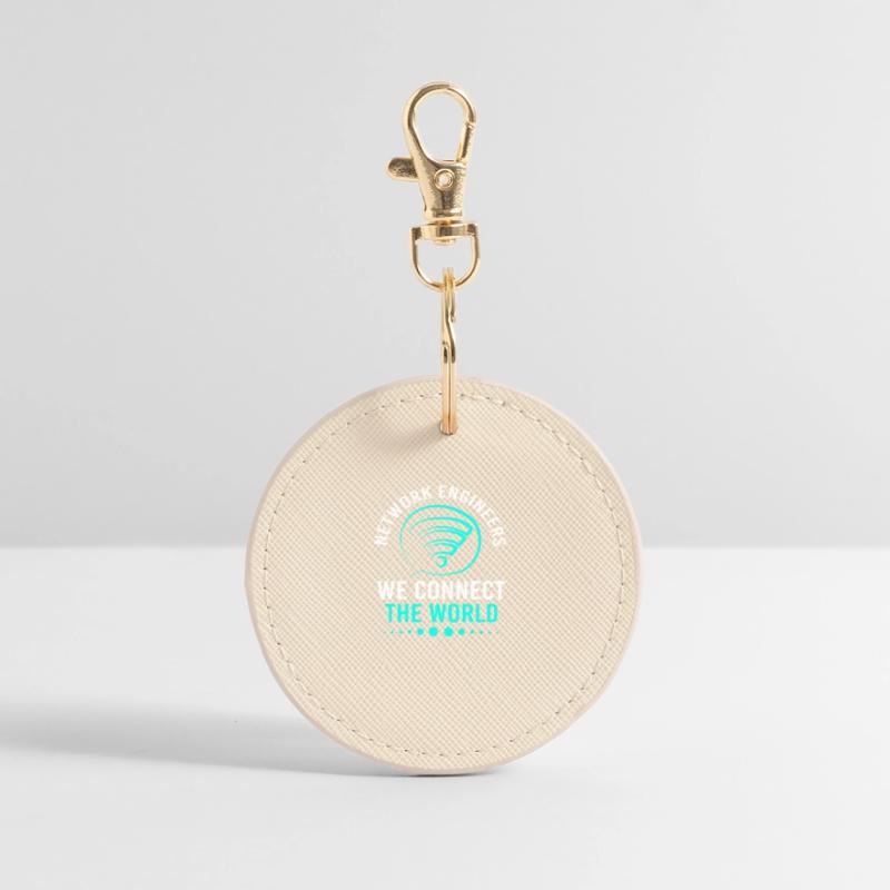 Network Engineer Programmer Computer Scientist Round Keyring