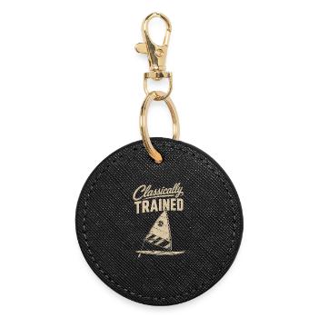 Tee de marin formé classiquement - Porte-clés rond - noir - Devant