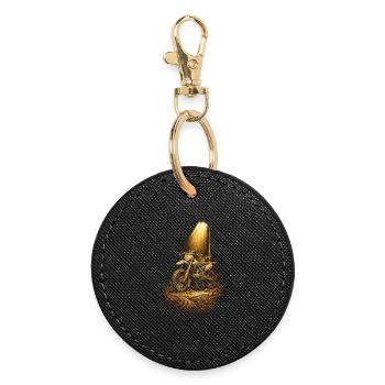 Dirtbike Dirt Bike Motocross - Porte-clés rond - noir - Devant