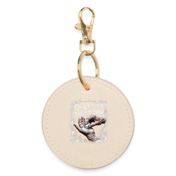 Calisthenics Skin - Round Keyring - oyster - Front