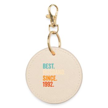 Meilleur mari depuis 1992 - Porte-clés rond - huître - Devant