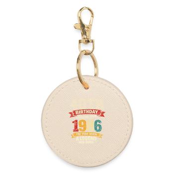 40 Years Anniversary Legend 1986 - Vintage - Round Keyring - oyster - Front