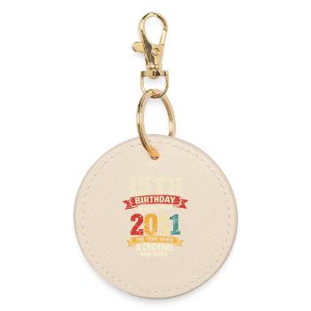 15 Years Anniversary Legend 2011 - Vintage - Round Keyring - oyster - Front