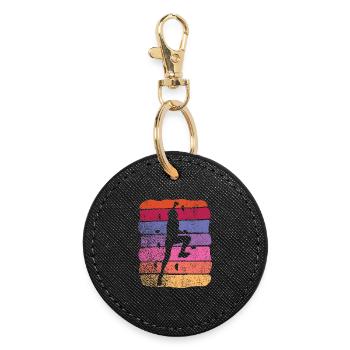 Bloc de bloc de Boulderer - Porte-clés rond - noir - Devant