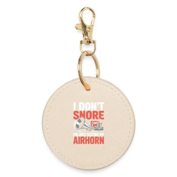 Professional Driver Truck Driver Diesel Transport - Round Keyring - oyster - Front