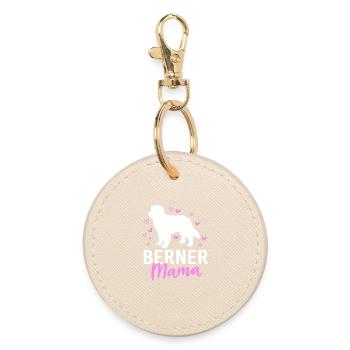 Bernese Mountain Dog - Round Keyring - oyster - Front