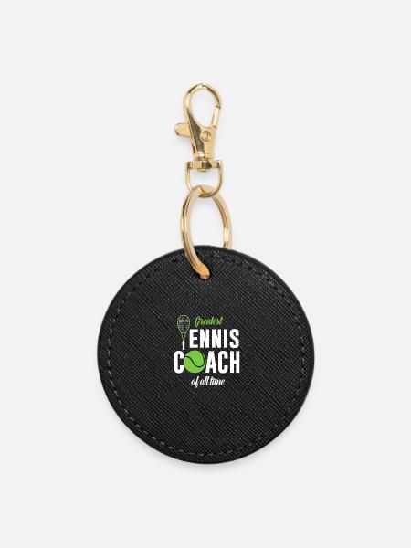 Le plus grand entraîneur de tennis de tous les temps - Porte-clés rond - noir