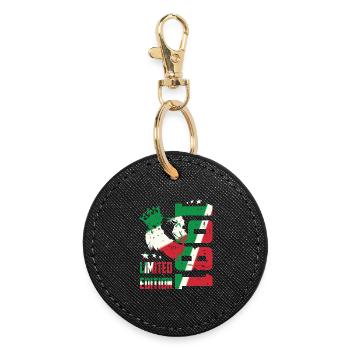 1981 Italy Hipster - Round Keyring - black - Front