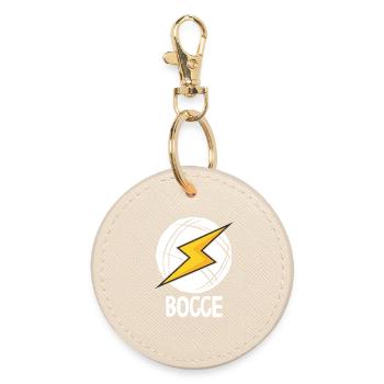 Bocce Spruch Bocce Ball mit Jack Bocci Game Bocce - Runder Schlüsselanhänger - Auster - Vorne