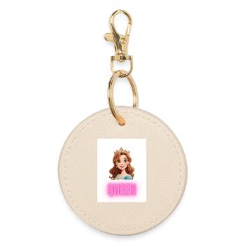 My Design - Round Keyring - oyster - Front