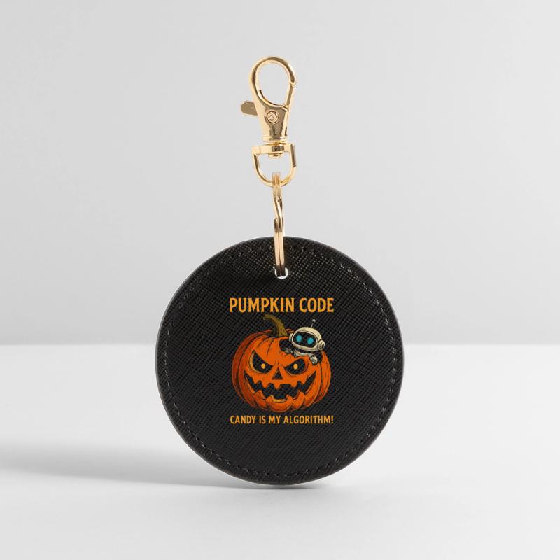 Pumpkin Code : Candy est mon algorithme ! Porte-clés rond