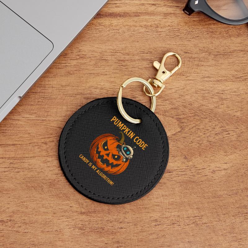 Pumpkin Code : Candy est mon algorithme ! Porte-clés rond