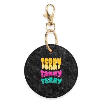Terry Name - Round Keyring - black - Front