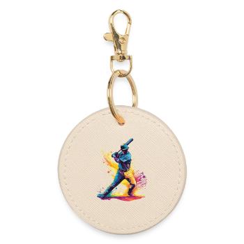 Joueurs de baseball - Porte-clés rond - huître - Devant