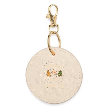 Christmas Cookie Tasting Crew - Round Keyring - oyster - Front