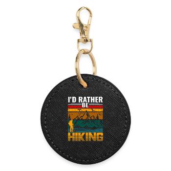 Wander - Round Keyring - black - Front