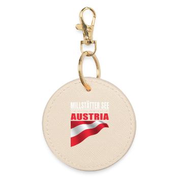 Millstätter See - Runder Schlüsselanhänger - Auster - Vorne