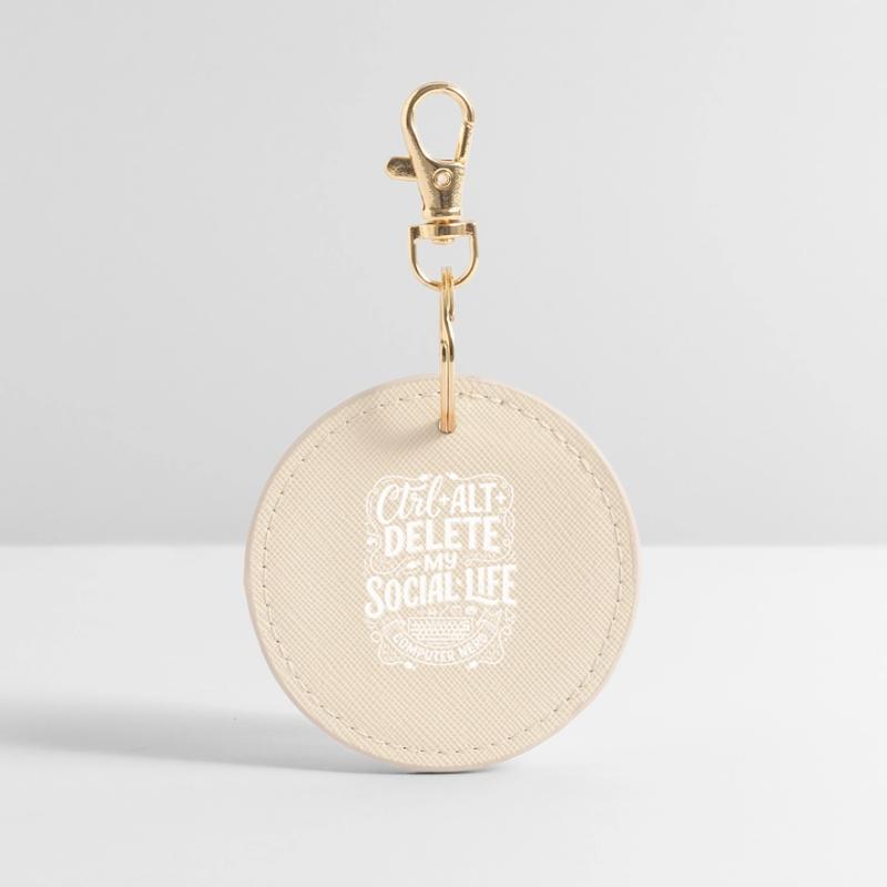 Ctrl+Alt+Delete – Computer Nerd Life Round Keyring
