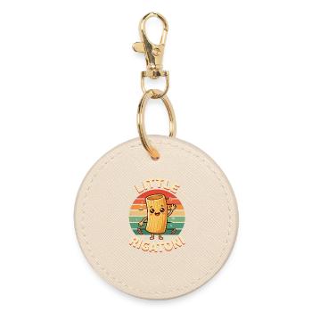 Petit personnage Rigatoni - Porte-clés rond - huître - Devant