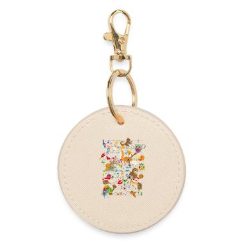 Concert of Animals - Round Keyring - oyster - Front