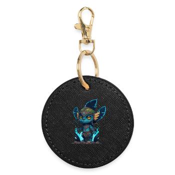 Avatar La Voie de l'Eau, mignon personnage, navi - Porte-clés rond - noir - Devant