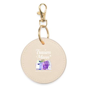 Dream Man - Round Keyring - oyster - Front