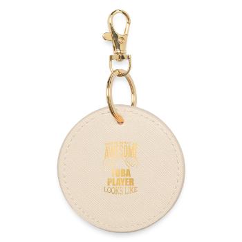 Tuba - Round Keyring - oyster - Front