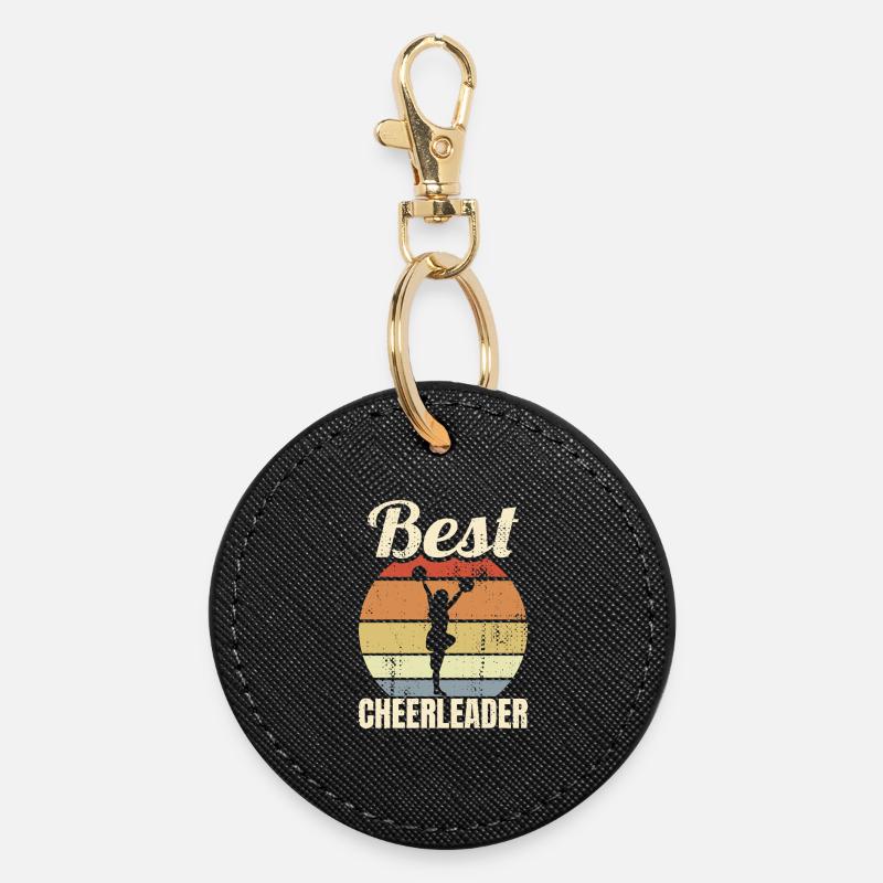 Miglior cheerleader - Portachiavi rotondo - nero