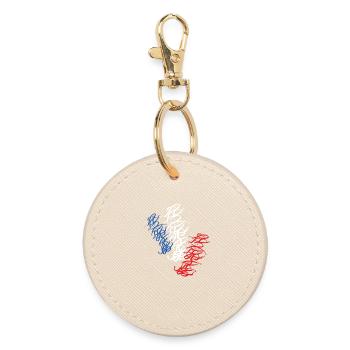Strasbourg Street Art - Round Keyring - oyster - Front