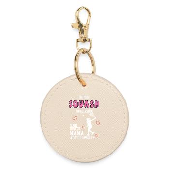 Courge Meilleure Maman Maman Fête des Mères Anniversaire - Porte-clés rond - huître - Devant