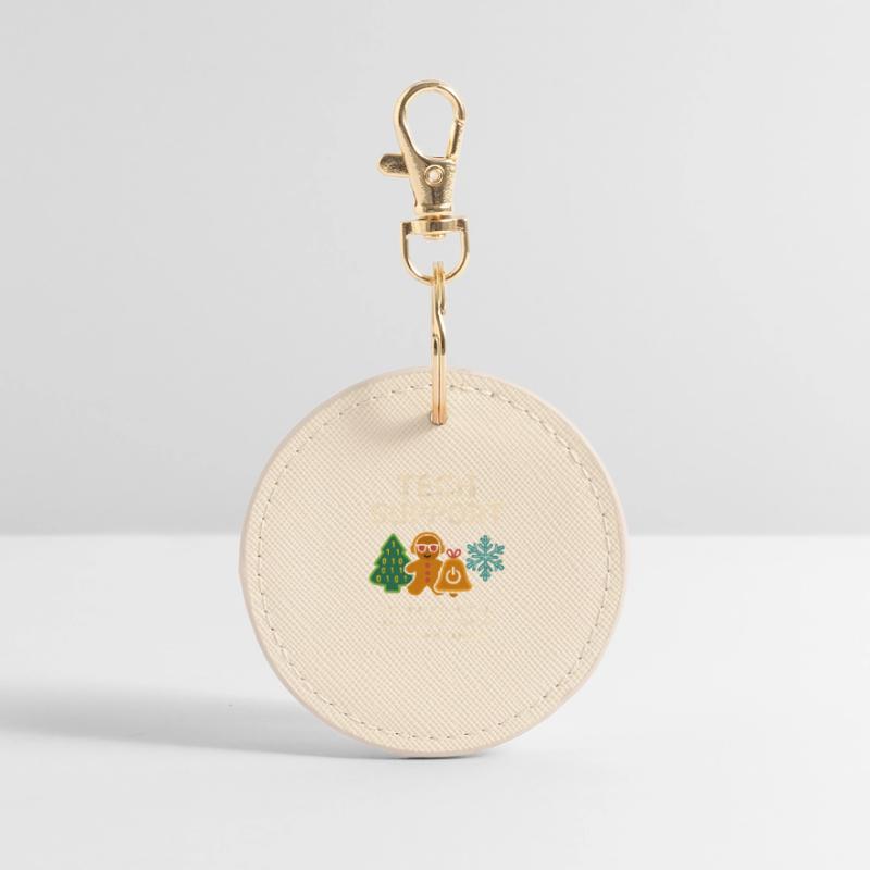 Admin Weihnachtsgeschenk IT Support Debugging Runder Schlüsselanhänger