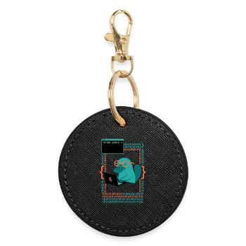Future Genius 6 Platypus - Round Keyring - black - Front