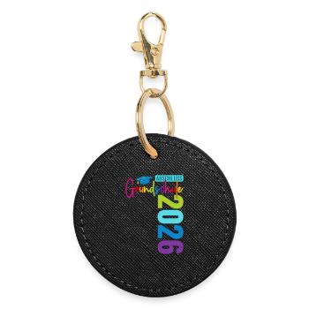 Primary school graduation 2026 - Round Keyring - black - Front
