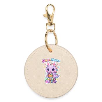 Jardin de Pâques Rawr Dino Bunny Printemps-Été - Porte-clés rond - huître - Devant