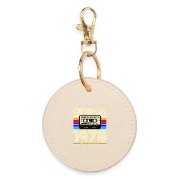 Original 1978 Cassette Retro - Porte-clés rond - huître - Devant