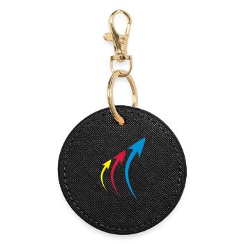 pfeile formen symbole - Runder Schlüsselanhänger - Schwarz - Vorne