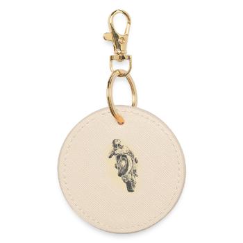 motorcycle - Round Keyring - oyster - Front