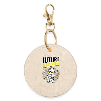 Chaos futur ? Déjà en cours de planification ! - Porte-clés rond - huître - Devant