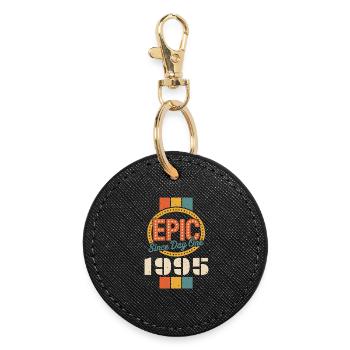 Legendary since 1995 - Round Keyring - black - Front