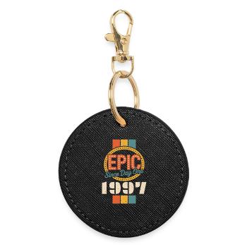 Legendary since 1997 - Round Keyring - black - Front