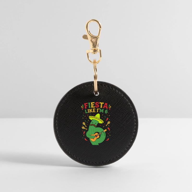 Fiesta comme si j’avais 6 cactus Porte-clés rond