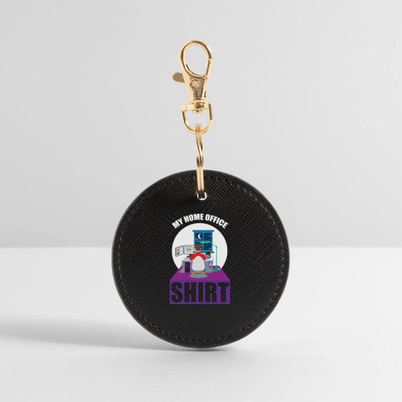 Codeur de nuit Programmeur Graphique de bureau Porte-clés rond