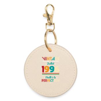 Anniversaire 30 ans - Vintage - Juillet 1996 - Porte-clés rond - huître - Devant