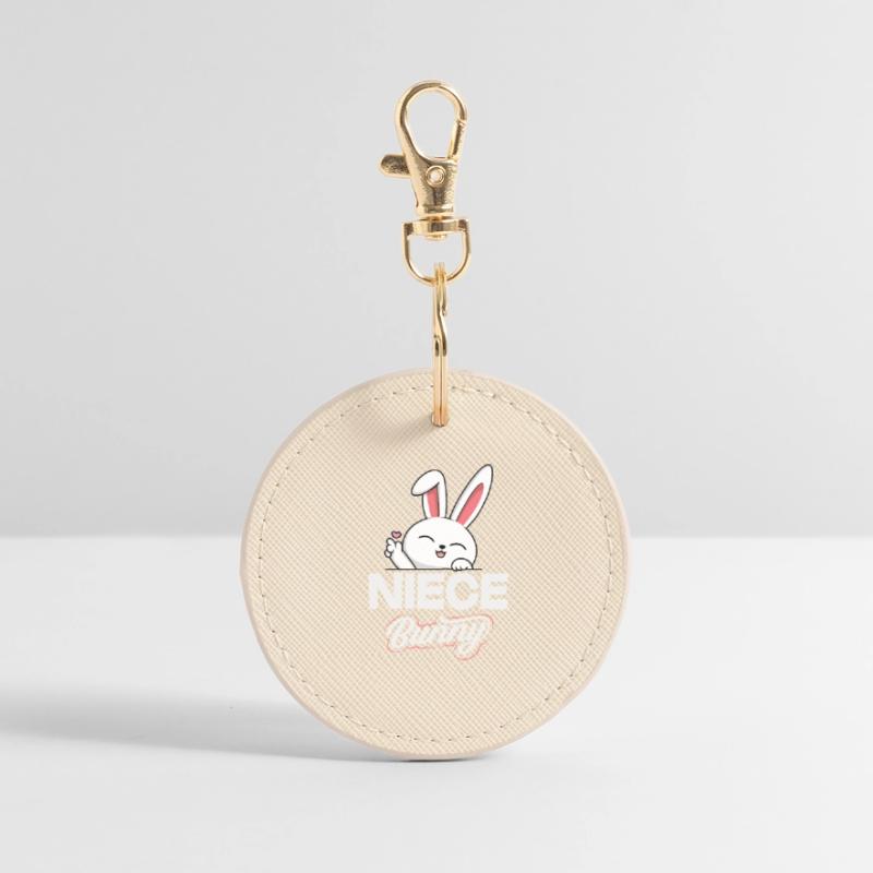 Happy Easter Sweet Easter Bunny Egg Hunt Easter Eggs Round Keyring