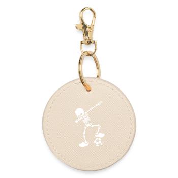  européenne orange - Porte-clés rond - huître - Devant
