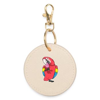 Parrot popsicles - Round Keyring - oyster - Front