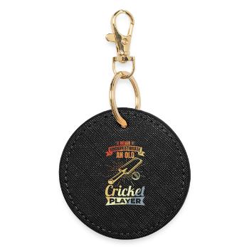 Cricket Grandfather - Round Keyring - black - Front